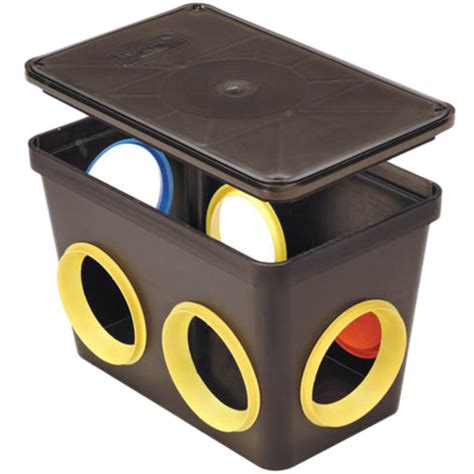 sewage distribution box|septic distribution box lid.